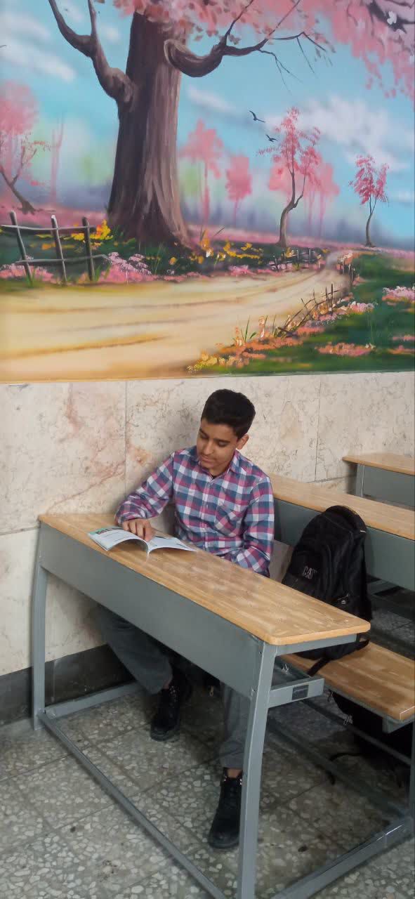 گفت وگو با امیرمحمد عباسی؛قهرمان پیوستگی پایه هشتم