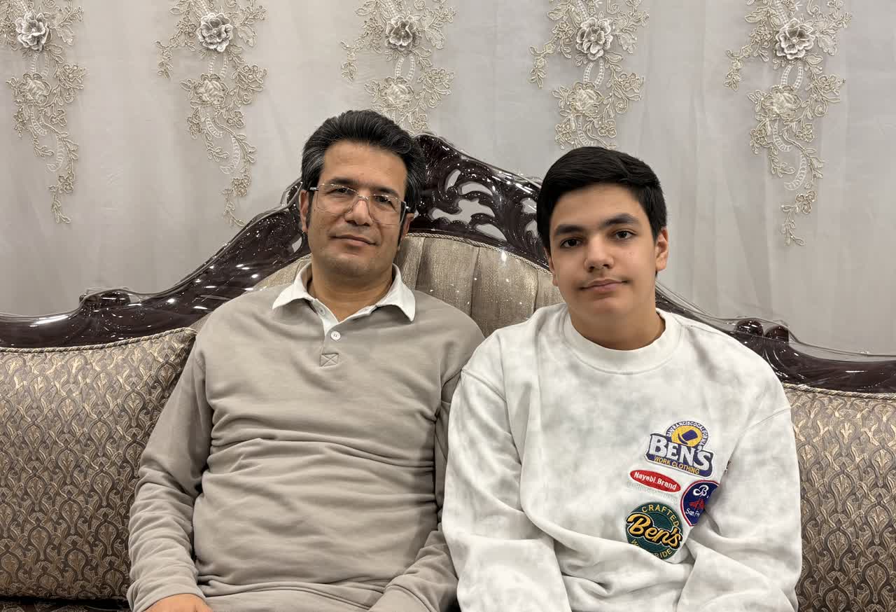 قهرمان پیشرفت امیرپویا نصیری پایه هشتم