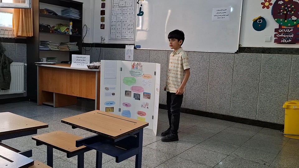 گفت و گو با سامیار محمدکریمی پایه سوم با بیش از پانصد پاسخ صحیح