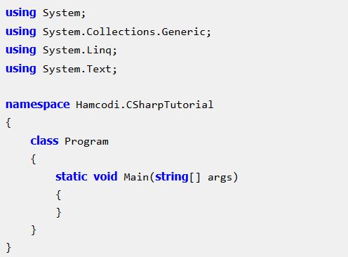 برنامه سازی ۱/مهم‌ترین توابع برای آشنایی با کدنویسی به زبان C#