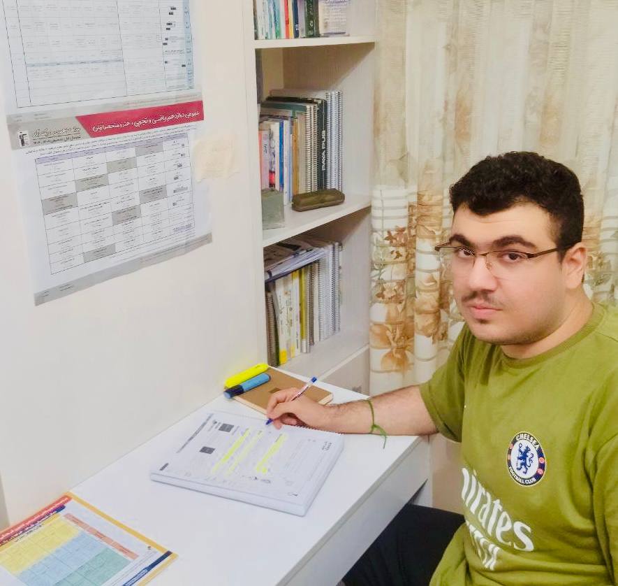 گفت و گو با امیرحسین کرمی ؛ قهرمان پیوستگی دوازدهم تجربی