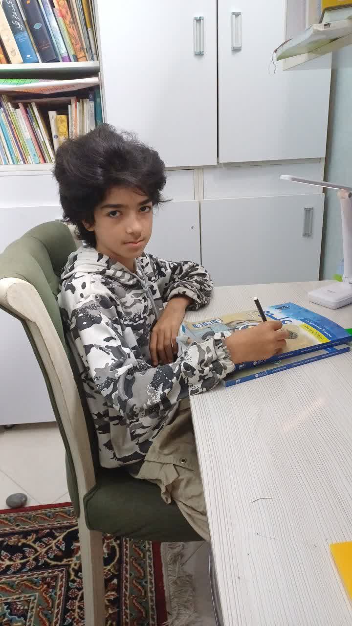 قهرمان پیوستگی:گفتگو با امیرعلی امجد یزدی پایه هفتم