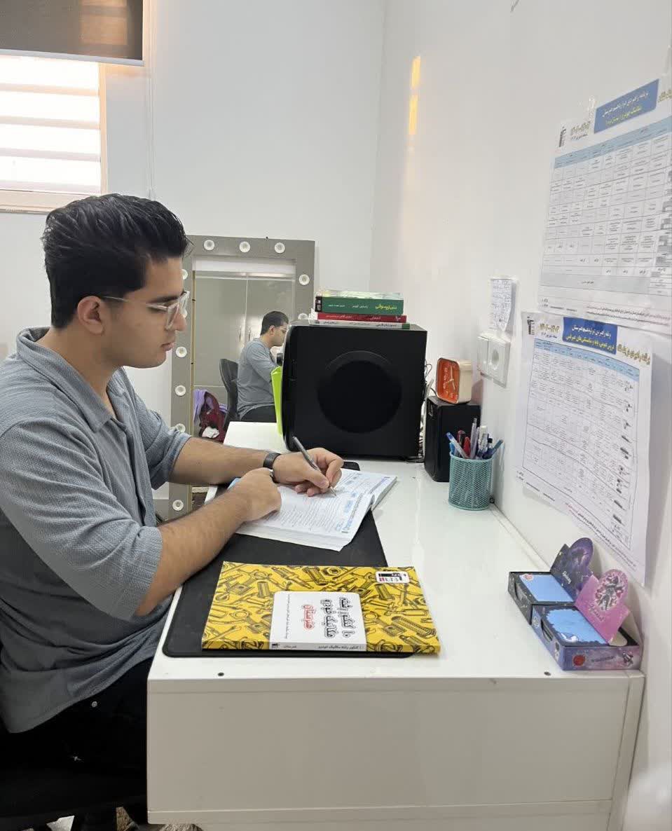 علی حسین زاده؛ رتبه 1کشور رشته مکانیک خودرو کنکور 1403 از رفسنجان