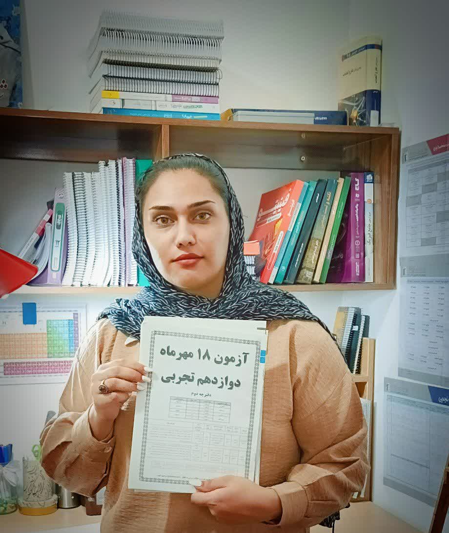 گفت وگو با فاطمه پورشیر آقایی عضو باشگاه پانصدتایی از رفسنجان