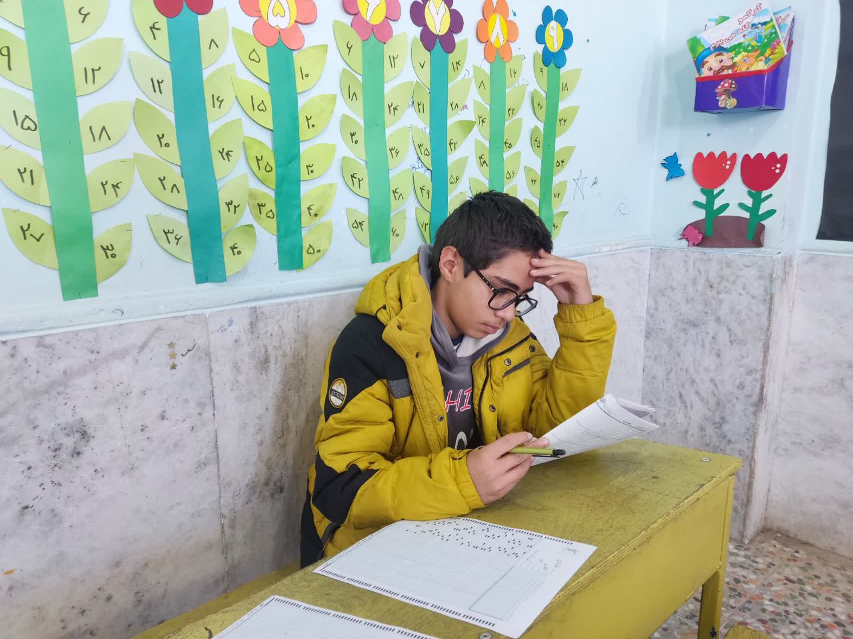 گفت و گو با محمدالیاس ایزدی قهرمان پاییز، پایه هفتم از شهر خرامه