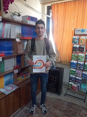 مصاحبه با محمدامین اصفهانی دانش آموزدوازدهم تجربی قهرمان مهروآبان