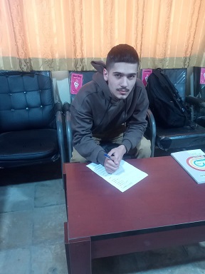 مصاحبه با معین تراج نژاد دانش اموز دوازدهم تجربی قهرمان مهرو آبان