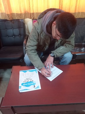 مصاحبه با محمدصفا صاحبدل دانش آموز پایه یازدهم تجربی-قهرمان پاییز