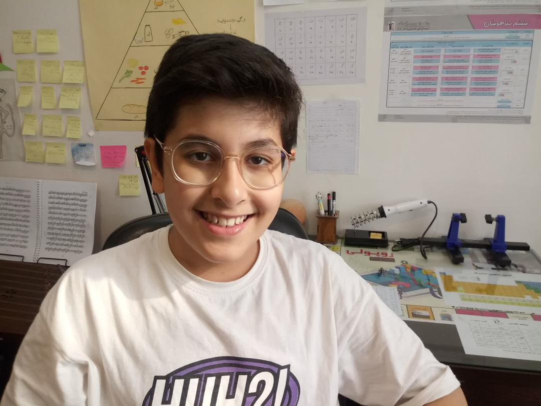 گفتگو با محمدطاها آزاد قهرمان تابستان پایه ششم از سمنان