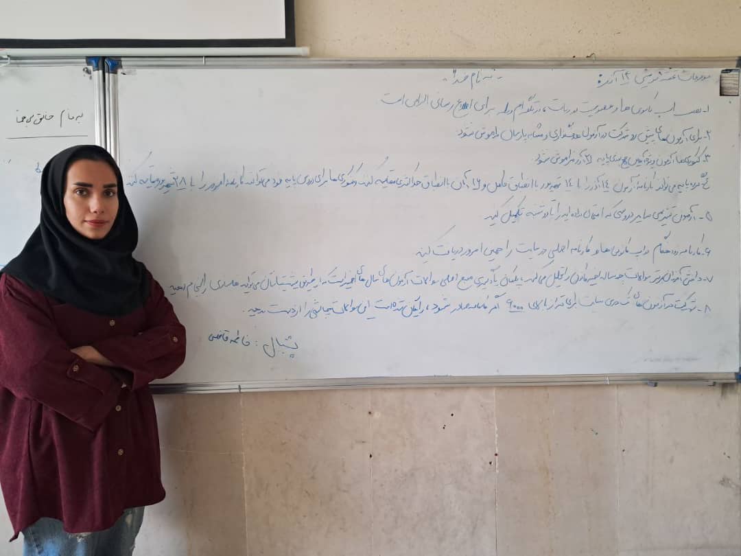 گفتگو با فاطمه قاضی پشتیبان برتر شهر سمنان