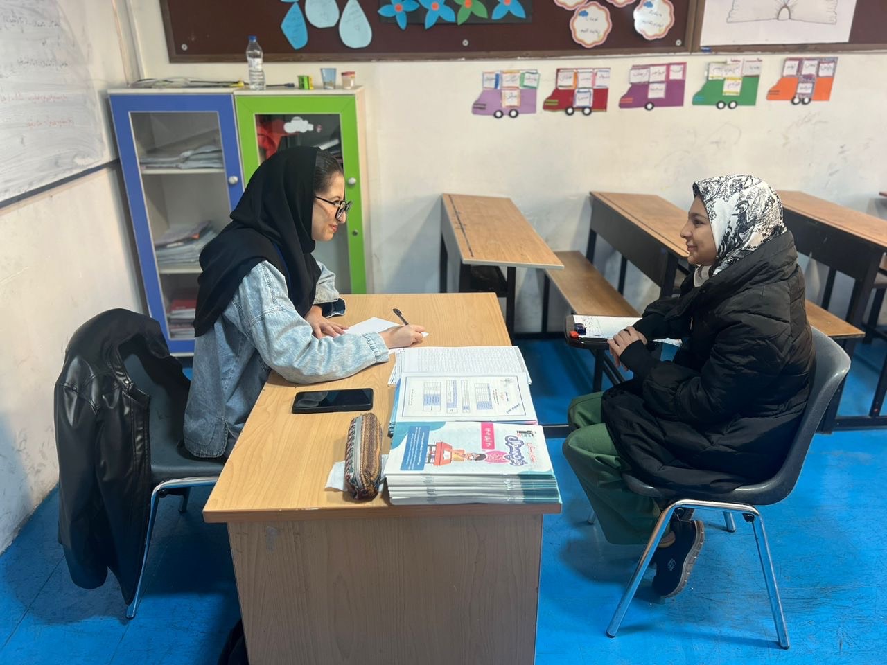 گفت و گو با الهه نامنی پشتیبان برتر مقطع ششم