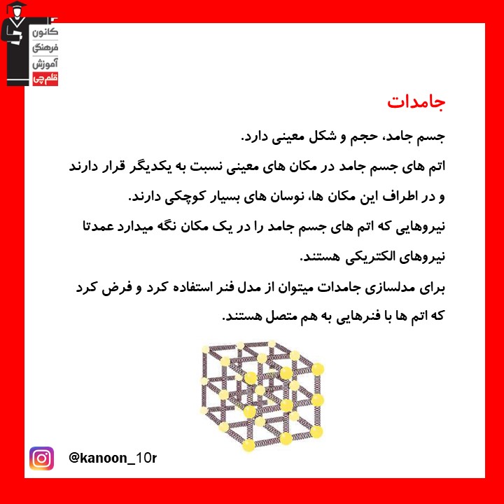 قسمت اول خلاصه نکات حالت‌های ماده فیزیک دهم