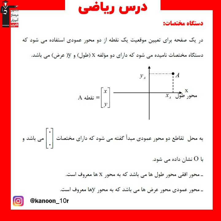 خط و معادله‌های خطی_درسنامه ریاضی نهم_فاطمه احدزاده