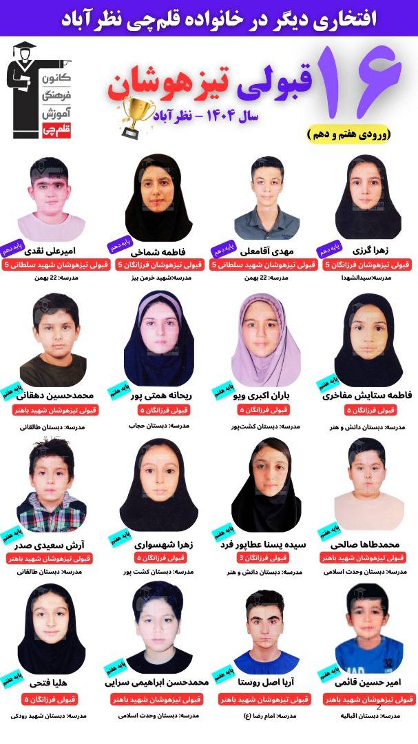 گفت‌وگو با آریا اصل‌روستا، قبولی تیزهوشان از نظرآباد