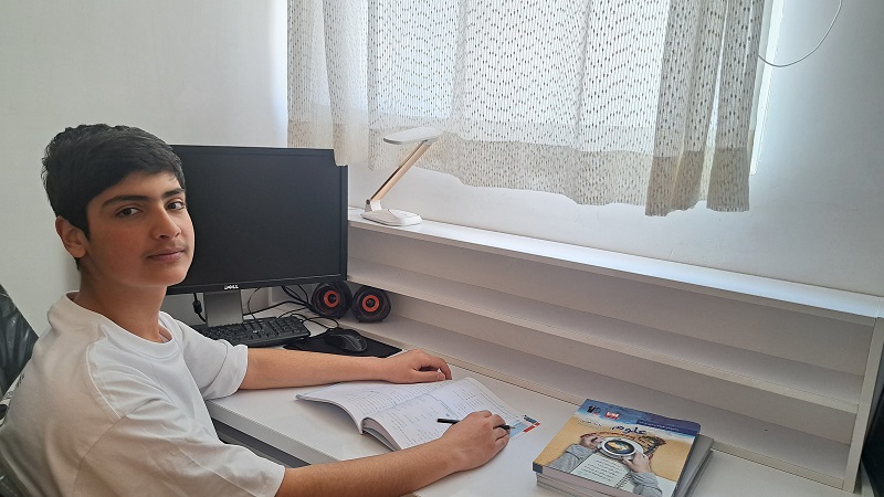 گفتگو با سینا حیدری ؛ دانش آموز قهرمان پیوستگی پایه هفتم