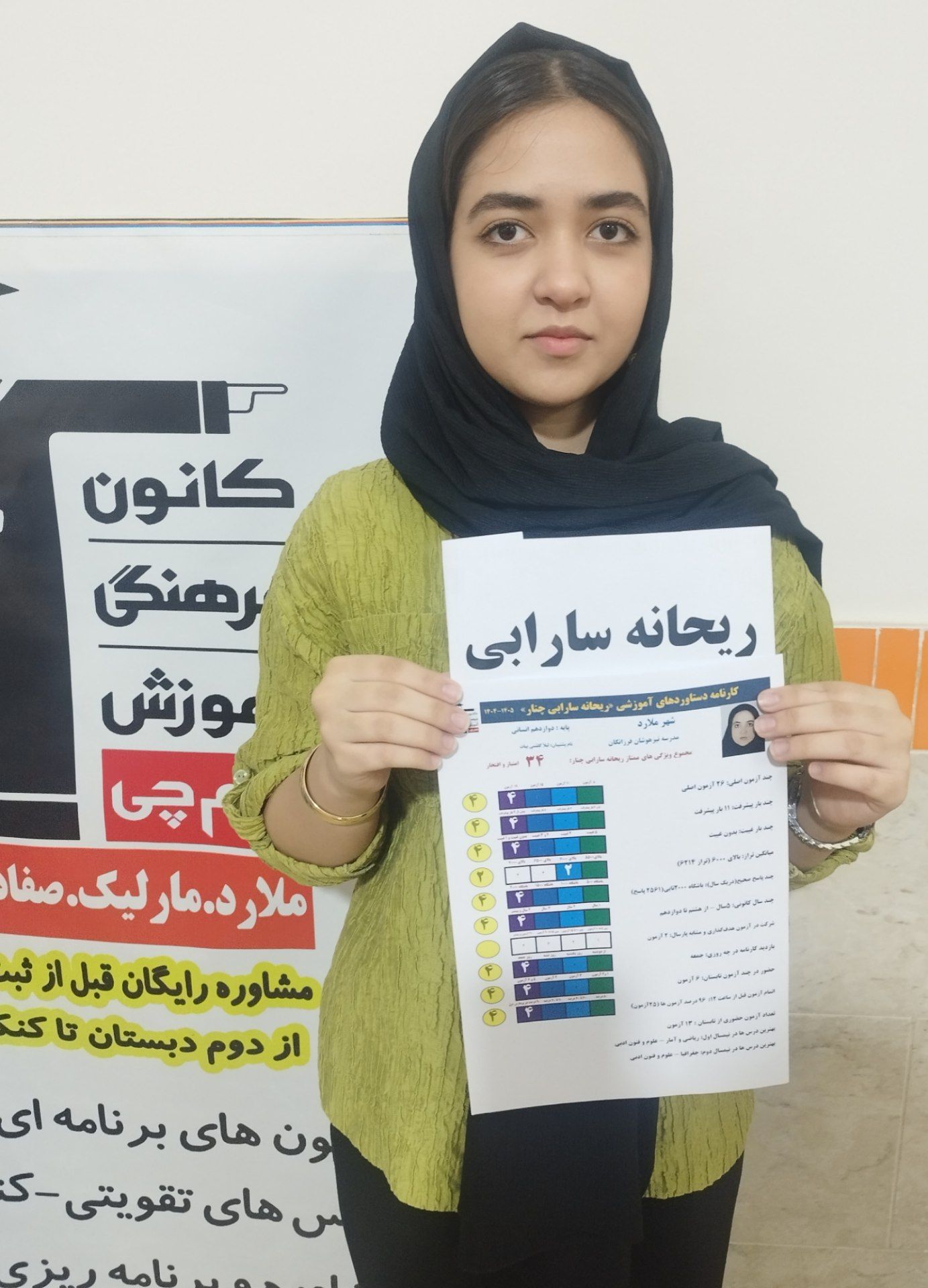 ریحانه سارابی مقطع دوازدهم انسانی