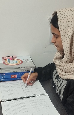 گفتگوبافاطمه نیک افروز :قهرمان پیوستگی دوازدهم تجربی(6سال کانونی)