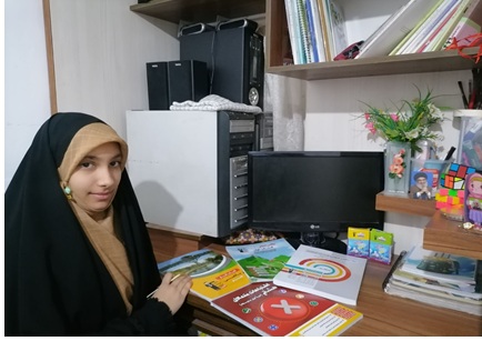 گفتگوبا نرگس خزینه:قهرمان پیشرفت پایه هشتم