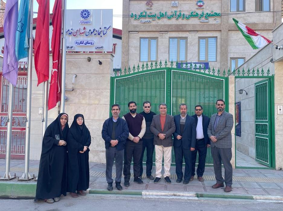 افتتاح کتابخانه‌عمومی روستای لنگرود قم(تجهیزشده توسط بنیادقلم‌چی)