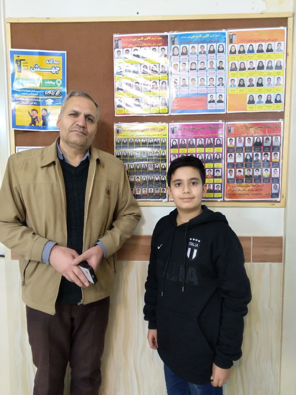 گفت وگو با امیررضا مرادی;عضو قهرمانان پاییز قلم چی خرمدره