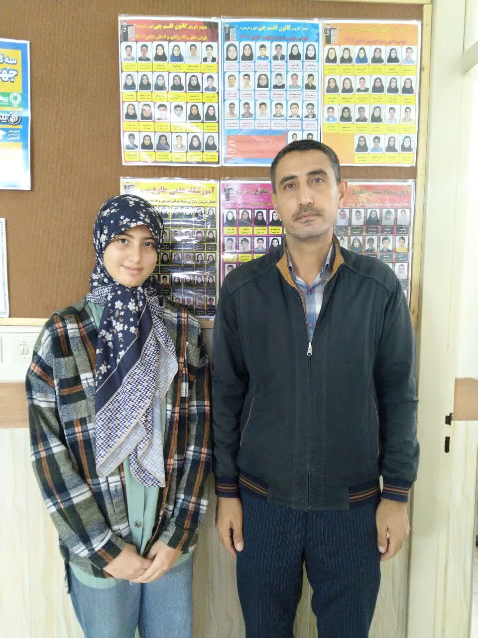 گفت وگو با محیا مولائی;عضو قهرمانان تابستان و پاییز نمایندگی ابهر