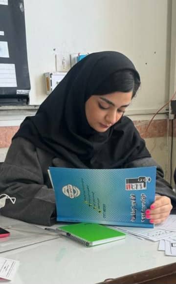 گفت و گو با مهشید معصومی پشتیبان برتر پایه نهم از همدان