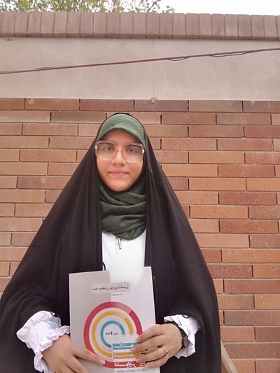 نازنین زهرا قرائی قهرمان تابستان از میناب