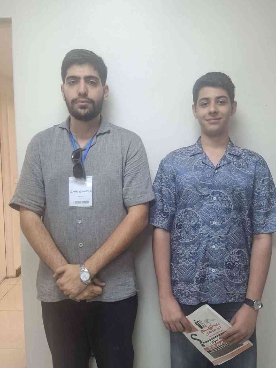 مصاحبه با دانش آموز برتر سام اسحاقی