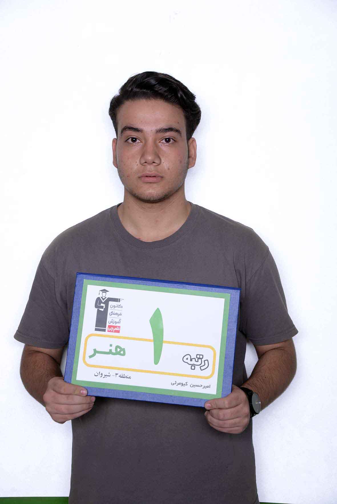 امیرحسین کیومرثی، رتبه‌ی 1 هنر منطقه‌ی 3 