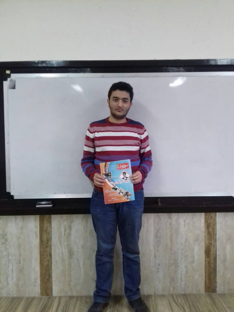 علی زریننیا، دوازدهم تجربی از تبریز با تراز 7588 علی زریننیا، دوازدهم تجربی از تبریز با تراز 7588