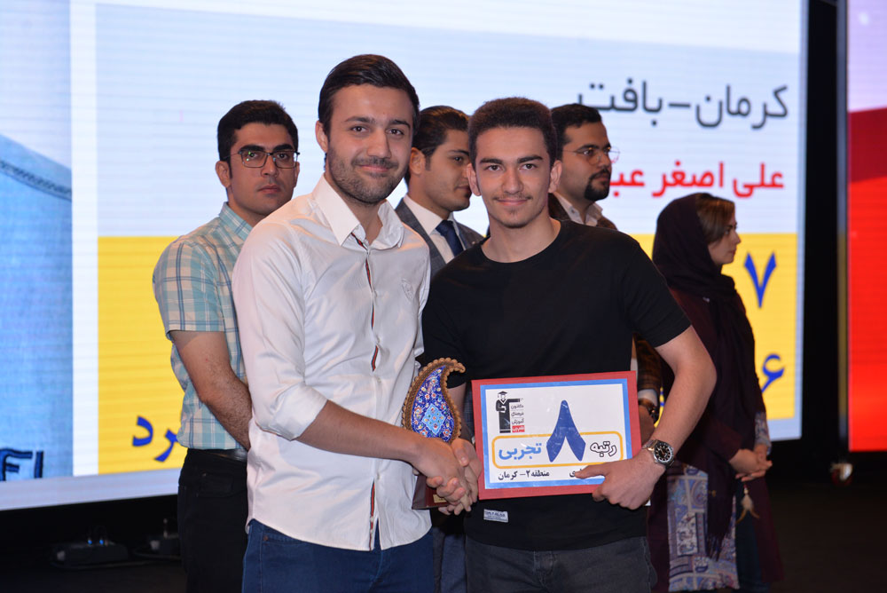 حسین گله‌داری، رتبه‌ی ۸ تجربی از کرمان