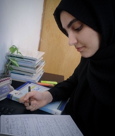 گفت و گو با فاطمه مهدی محمدی قهرمان پیوستگی پایه دوازدهم انسانی