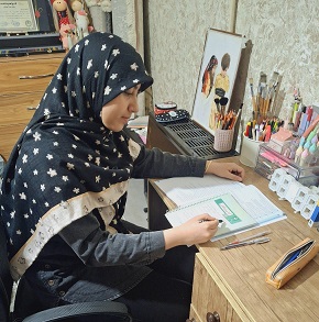 گفت و گو با آدینه مهرنواز قهرمان پیوستگی پایه نهم