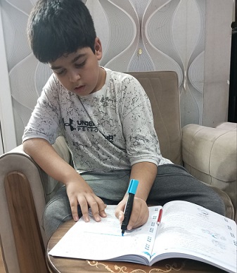 گفت و گو با محمد حمزه ارغان ؛ قهرمان پیوستگی پایه ششم