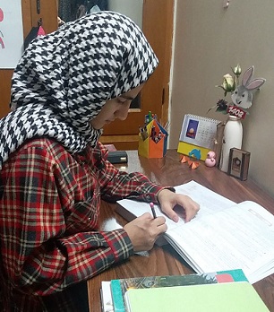 گفت و گو با حنانه بابائی ؛ قهرمان پیوستگی پایه یازدهم تجربی