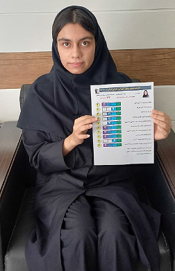 گفت و گو با نازنین شرقی، قهرمان پیوستگی پایه دوازدهم تجربی