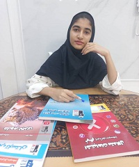 گفتگو با پریا علیزاده قهرمان تابستان پایه نهم از بوشهر