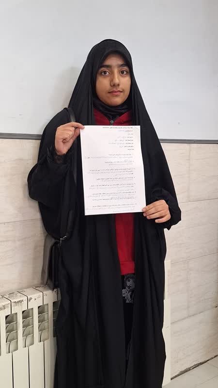 گفت و گو با سارا سعیدی؛رمز موفقیت در پایه هفتم