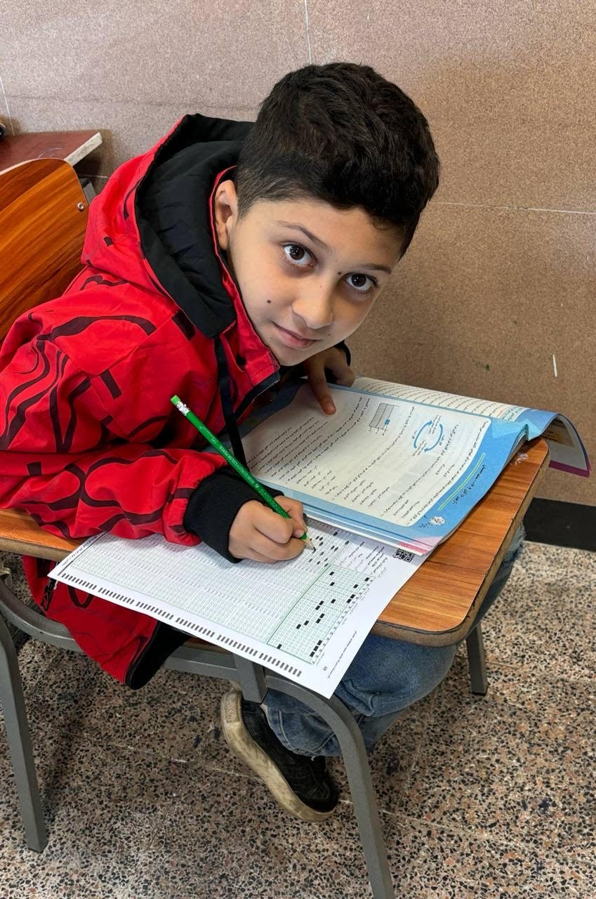 گفتگو با شایان هدایتی پایه ششم با 593 پاسخ صحیح