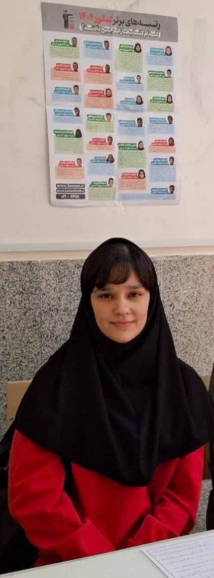 گفتگو با سوین خدایی دوازدهم تجربی از اردبیل