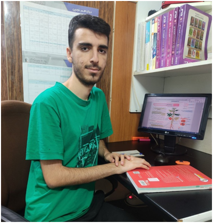 گفتگو با هادی پور حسینی دوازدهم تجربی قهرمان پیوستگی از اردبیل