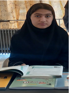 گفتگو با ضحا بهشتی پایه نهم قهرمان پاییز از اردبیل