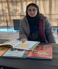 گفتگو با صاینا مجیدزاده پایه هشتم قهرمان پاییز از اردبیل