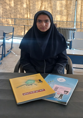 گفتگو با لیانایوسف زاده پایه نهم قهرمان پیوستگی از اردبیل