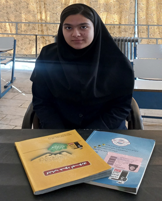 گفتگو با النامحب الماس پایه نهم قهرمان پیوستگی از اردبیل