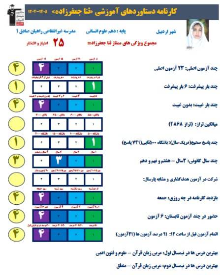 گفتگو با ثنا جعفرزاده قهرمان پیشرفت با کارنامه دستاورد از اردبیل