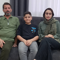 گفت و گو با قهرمان پیشرفت دانش آموز امیر علی سالاری پایه ششم