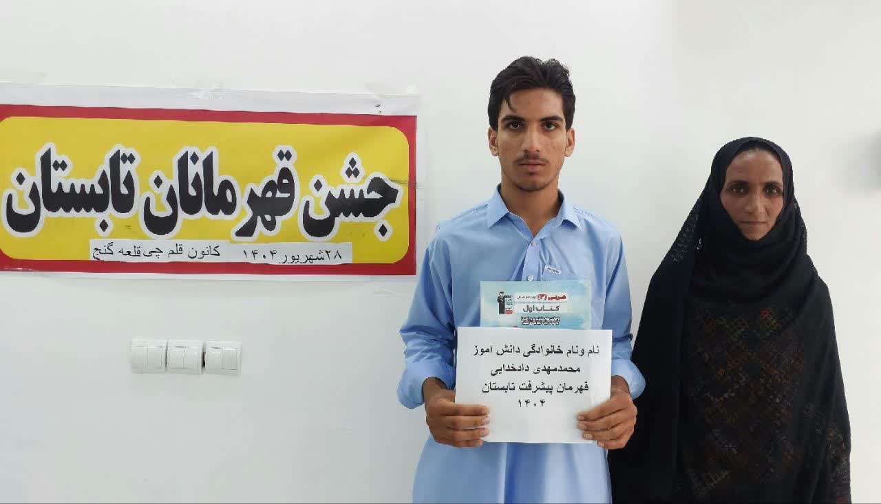 گفت وگوبا محمدمهدی دادخدایی آموزقهرمان تابستان انسانی ازقلعه گنج