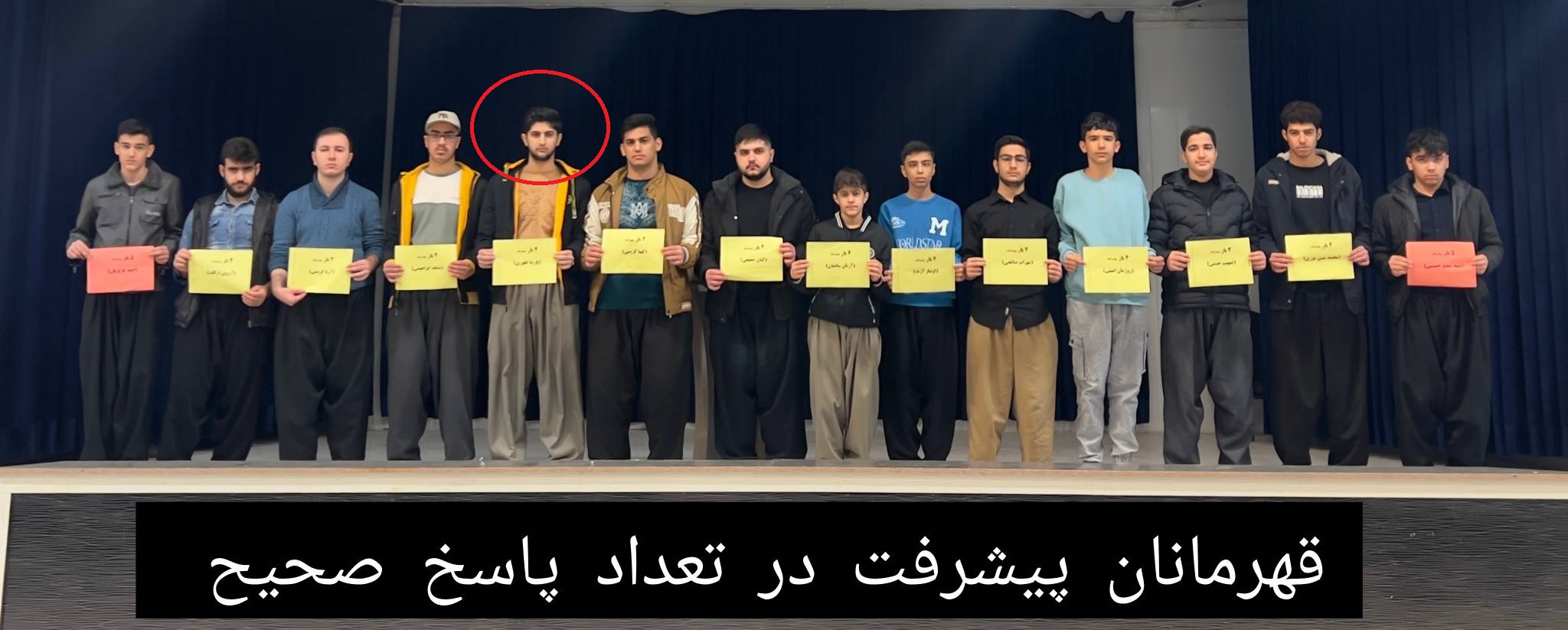 451پاسخ صحیح در 7 آزمون متوالی؛ قهرمان نیمسال اول پارسا غفوری