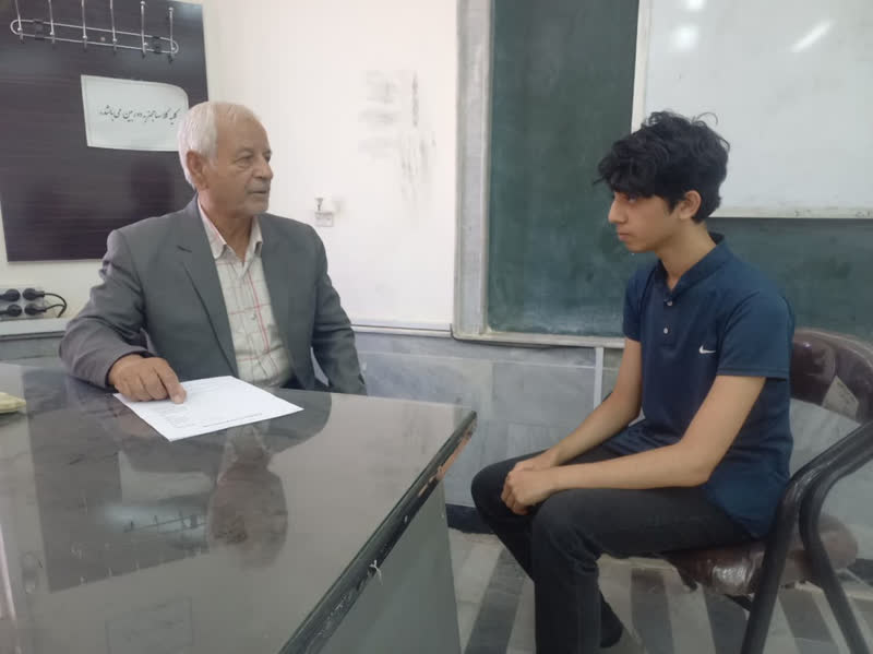 گفتگو با علیرضا پیرفردوس برتر تابستان 12 تجربی از فردوس